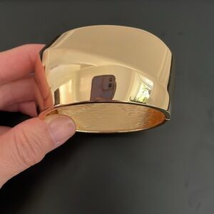 18K Gold Plated Cuff Bracelet- Women